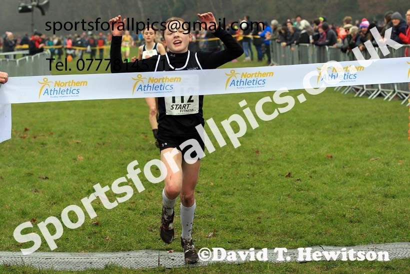 Girls Under-15s 2023 Northern Cross Country Champs., Witton Park, Blackburn. Photo: David T. Hewitson/Sports for All Pics